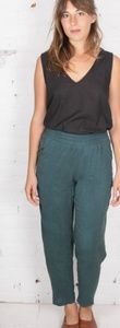 Gravel & Gold Volta Pant, 100 % raw silk